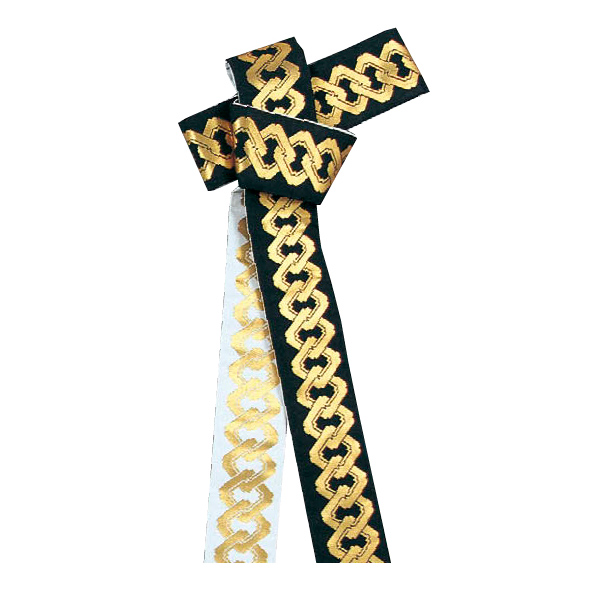 金襴リバーシブル半纏帯