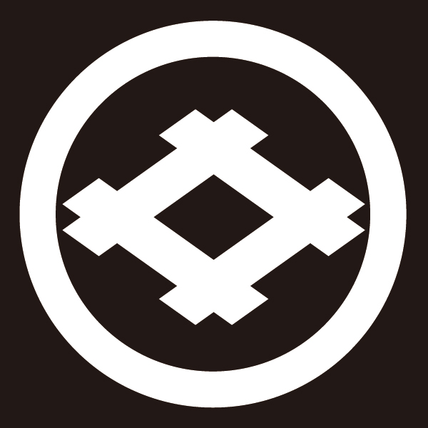 貼り紋　丸に井桁